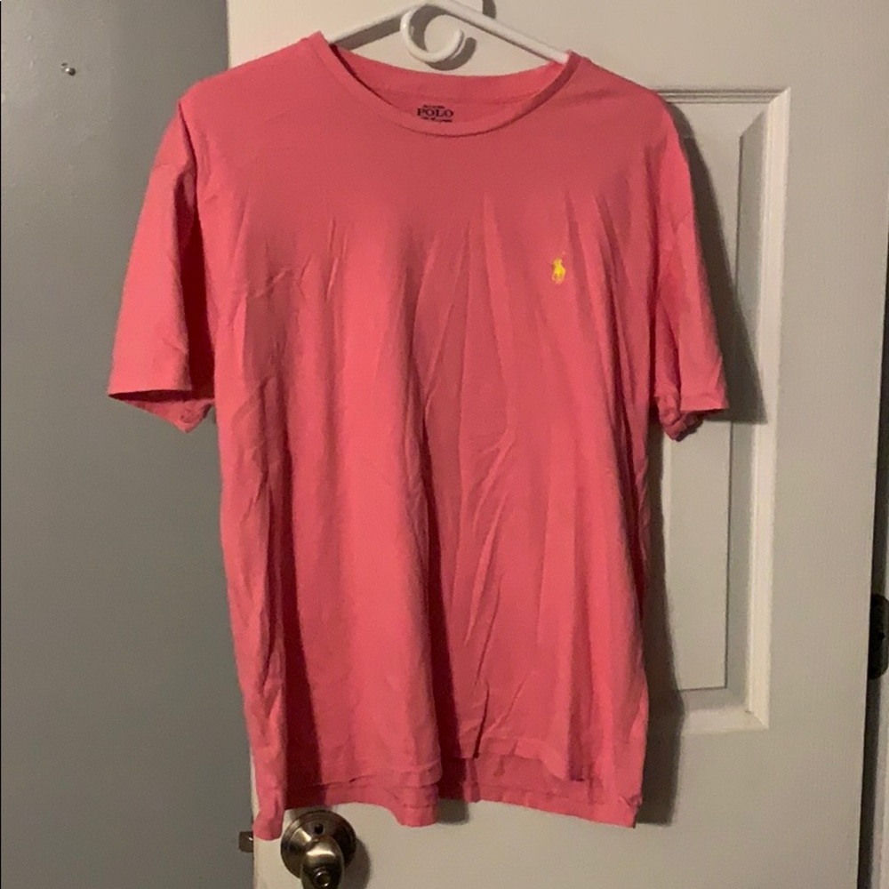 Pink Polo Dress Shirt